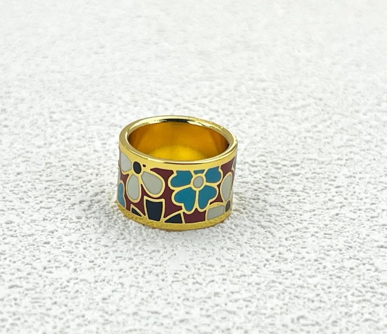 Hijab Floral Elegance Ring