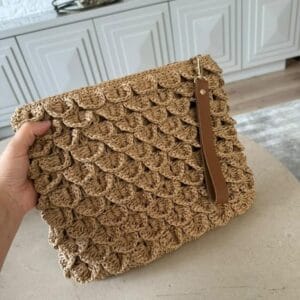 Handmade Crochet Clutch Bag