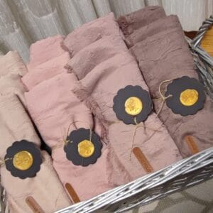 Alternative view of Whispering Bamboo Shawl - Dusty Rose Collection