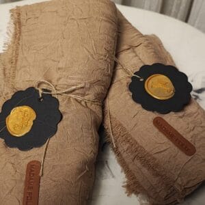 Whispering Bamboo Shawl - Mocha Royale Collection