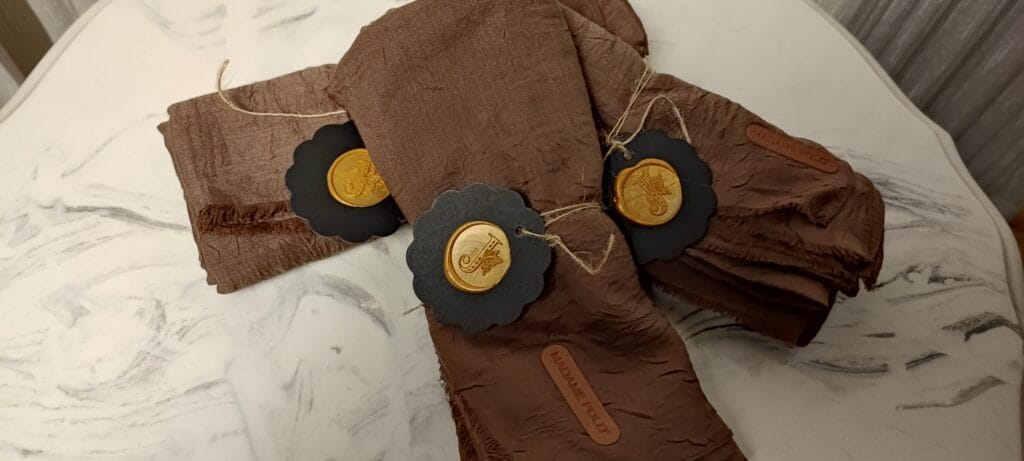 Whispering Bamboo Shawl - Mocha Royale Collection