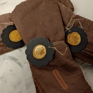 Whispering Bamboo Shawl - Mocha Royale Collection