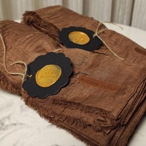 Whispering Bamboo Shawl - Mocha Royale Collection