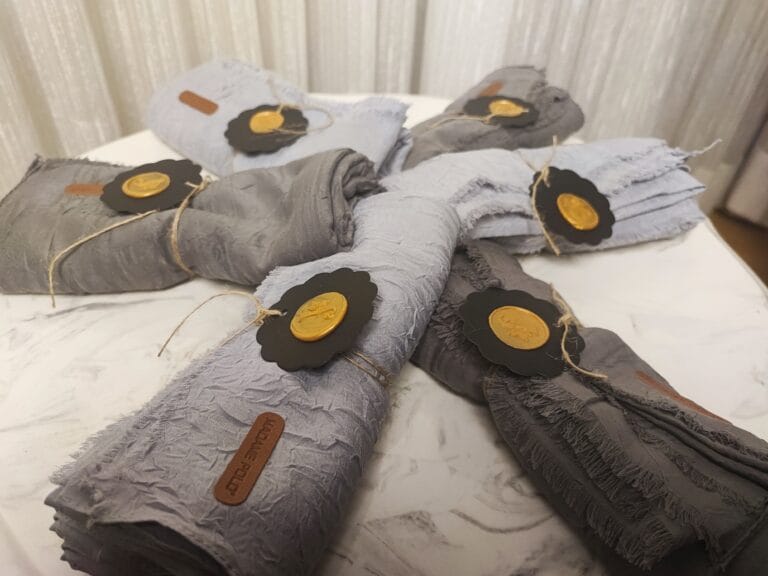 Whispering Bamboo Shawl - Silver Eclipse Collection