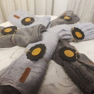 Whispering Bamboo Shawl - Silver Eclipse Collection