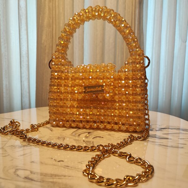 Acrylic bead handbag