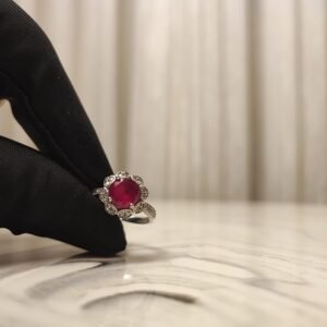Ruby Blossom Ring