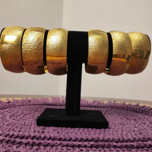 Alternative view of Noura Textured Bangle