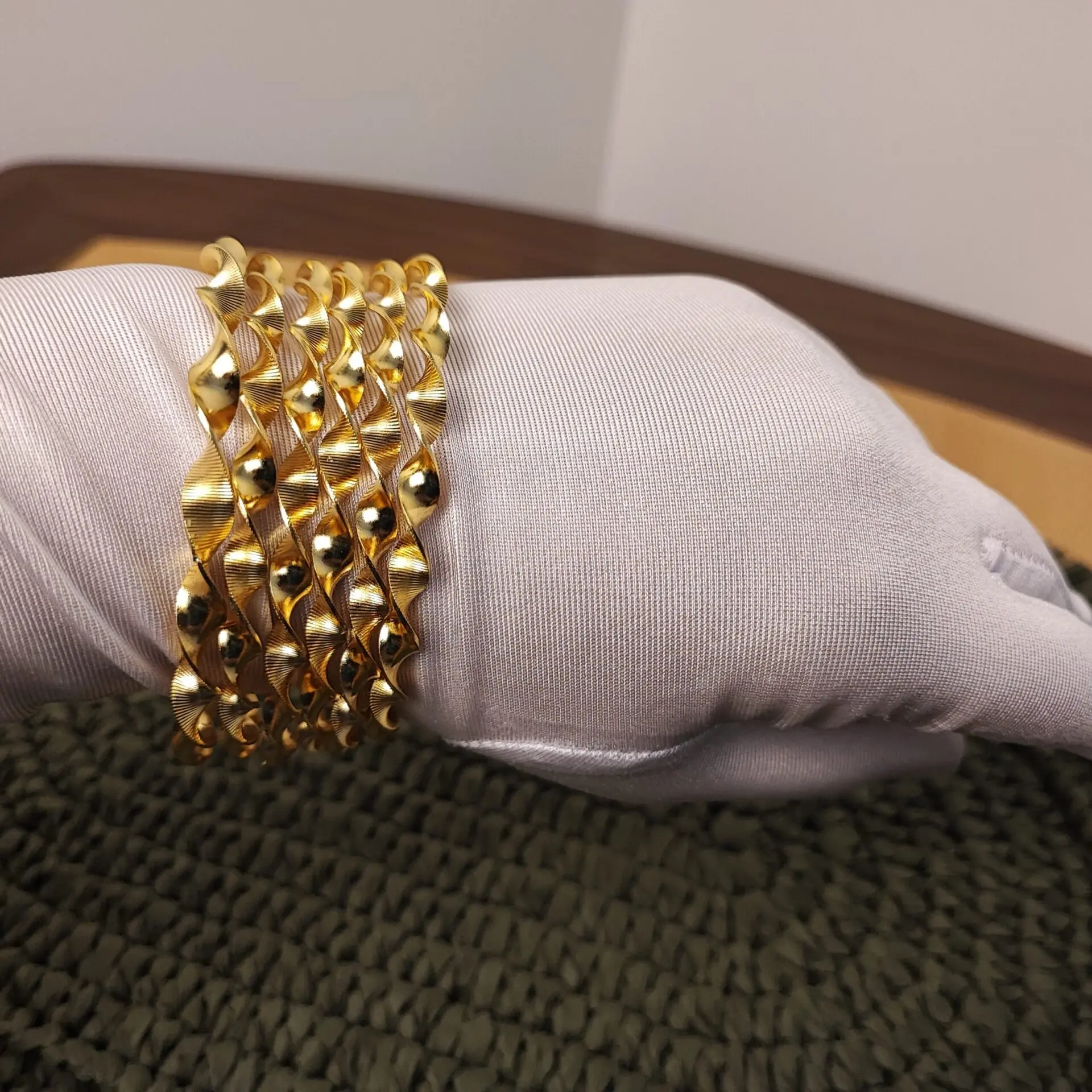 Golden Mirage Bangles