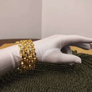 Alternative view of Golden Mirage Bangles