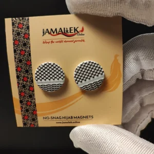 Alternative view of No-Snag Hijab Magnets - Palestine Free Collection