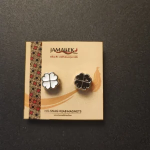Alternative view of No-Snag Hijab Magnets - Barakah Clover
