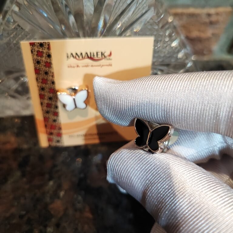 No-Snag Hijab Magnets - Butterfly Charm