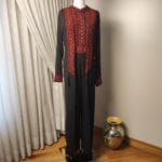 Layali Tatreez Jumpsuit bkack-red