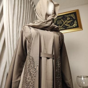 Alternative view of Dubai Collection - Mocha Elegance Abaya