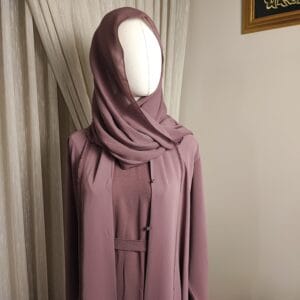 Alternative view of Dubai Collection - Noura Dusty Rose Abaya
