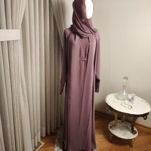 Dubai Collection - Noura Dusty Rose Abaya