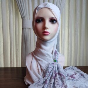 Alternative view of Premium Chiffon Printed Hijab - Yasmin Alharir