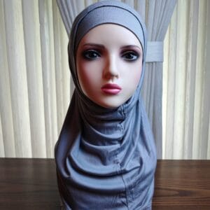 Premium Cotton Hijab - Farah Layali Two-Piece