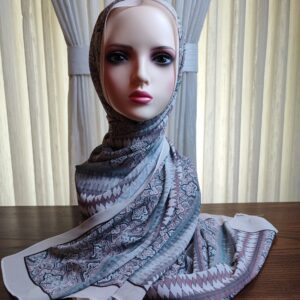 Premium Chiffon Printed Hijab - Amira Al-Najm