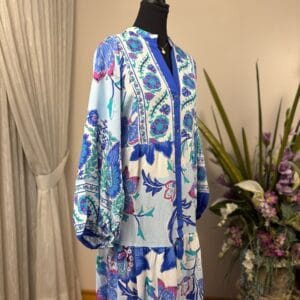 Alternative view of Summer Maxi - Indigo Garden