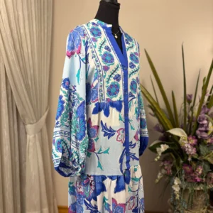 Alternative view of Summer Maxi - Indigo Garden